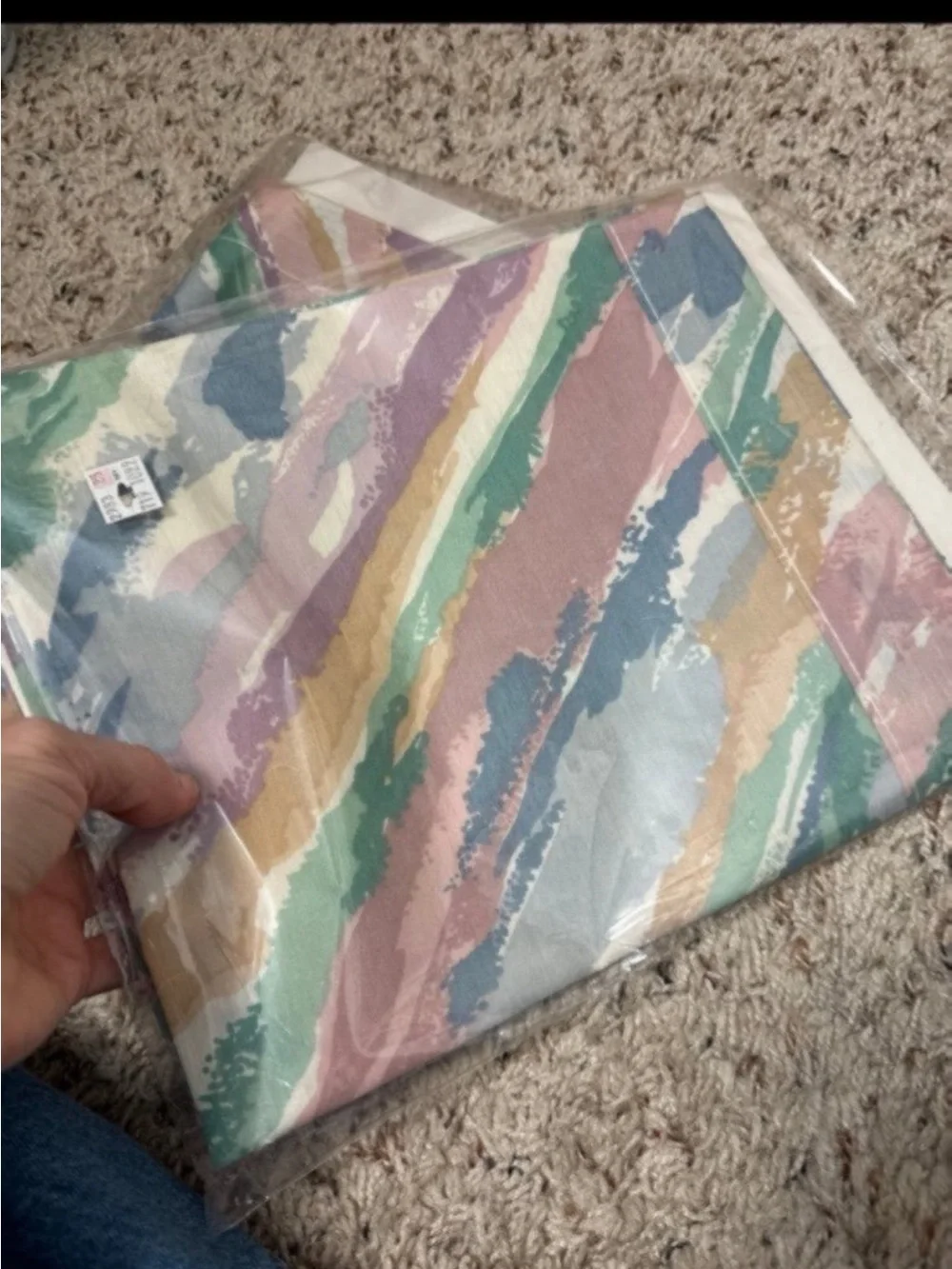 Vintage mirage pouf